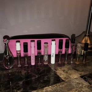 Dior pouch full of 12 mini perfumes!